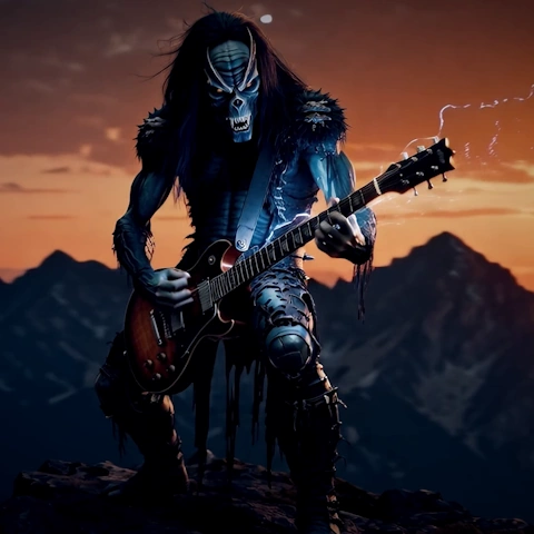 Rock Beast industrial metal inspired atmosphere cinematic look